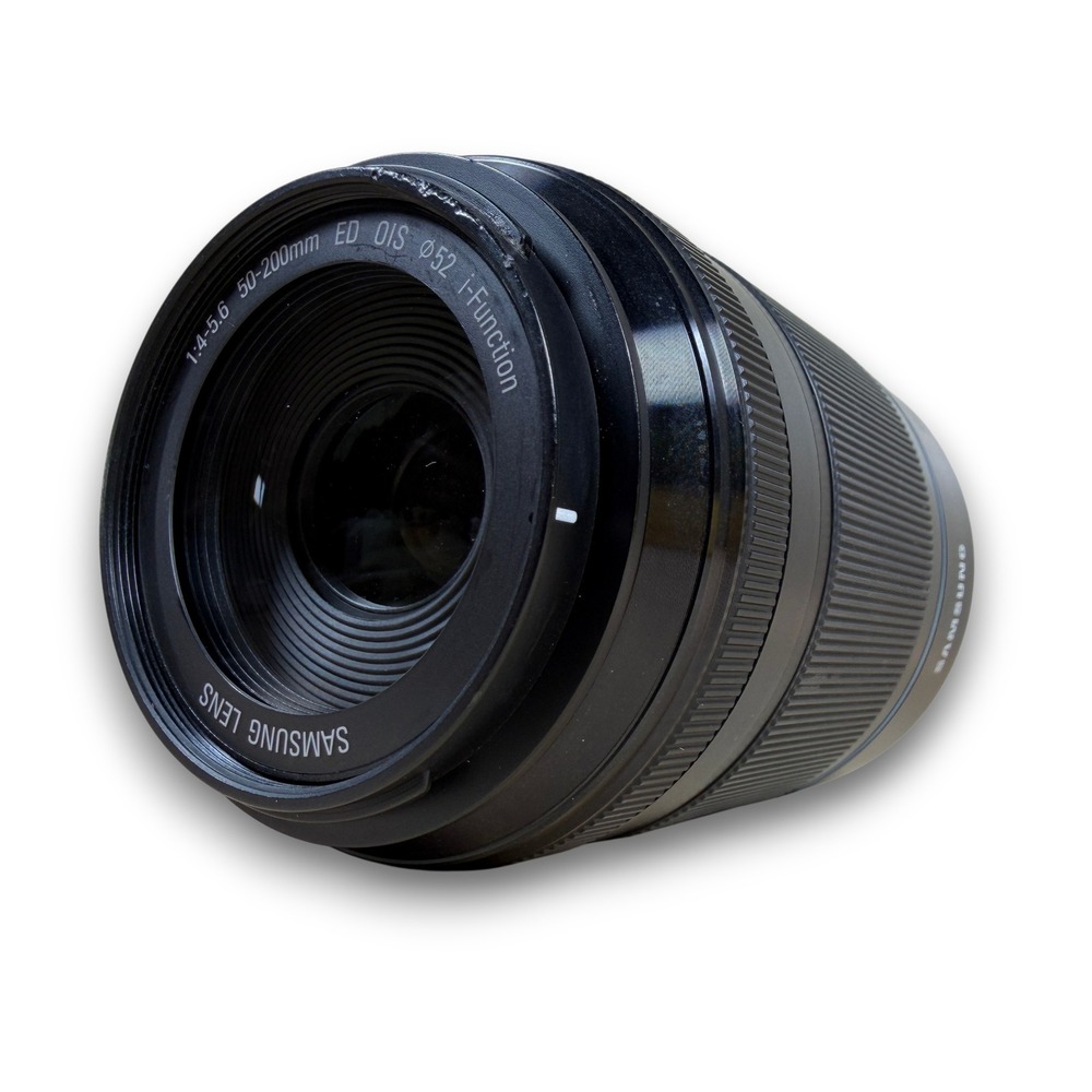 Samsung 50-200mm f/4-5.6 ED OIS i-Function Lens Black NX Mount *READ*